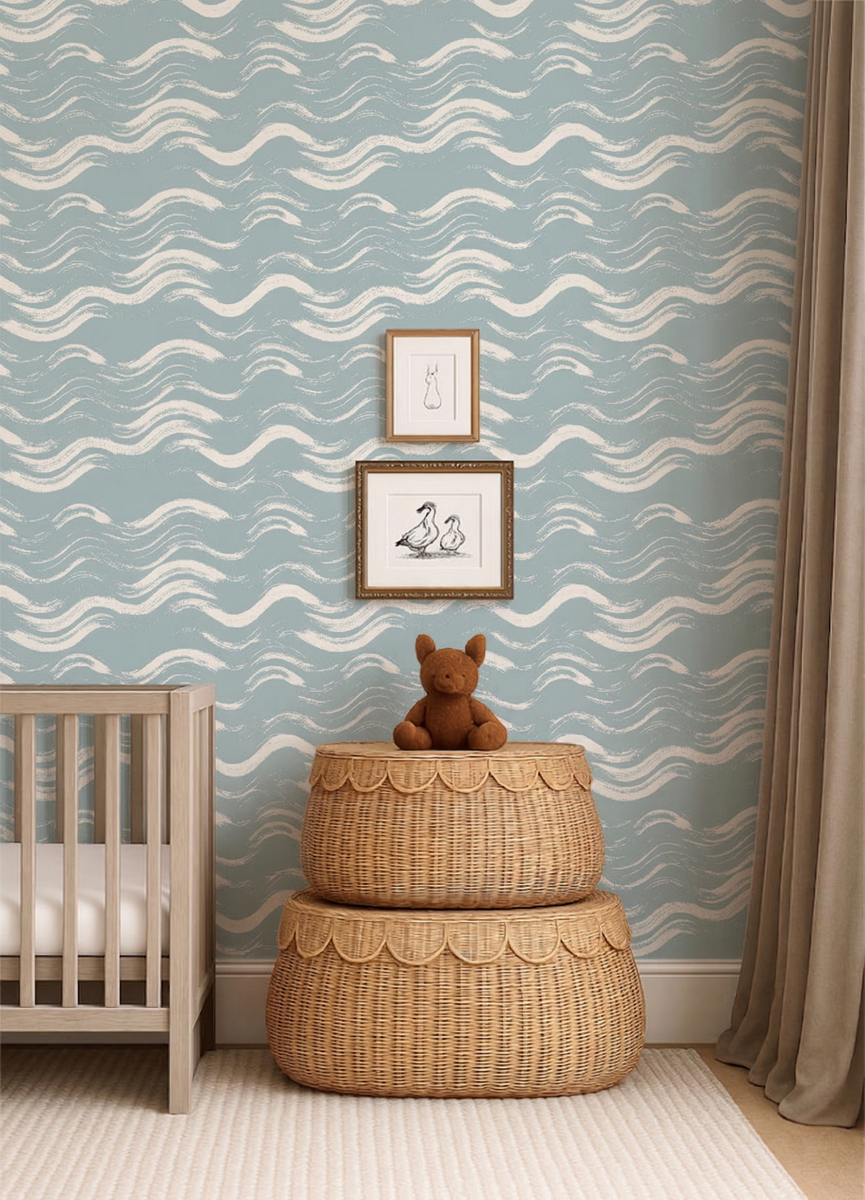 Bright Brush Waves
