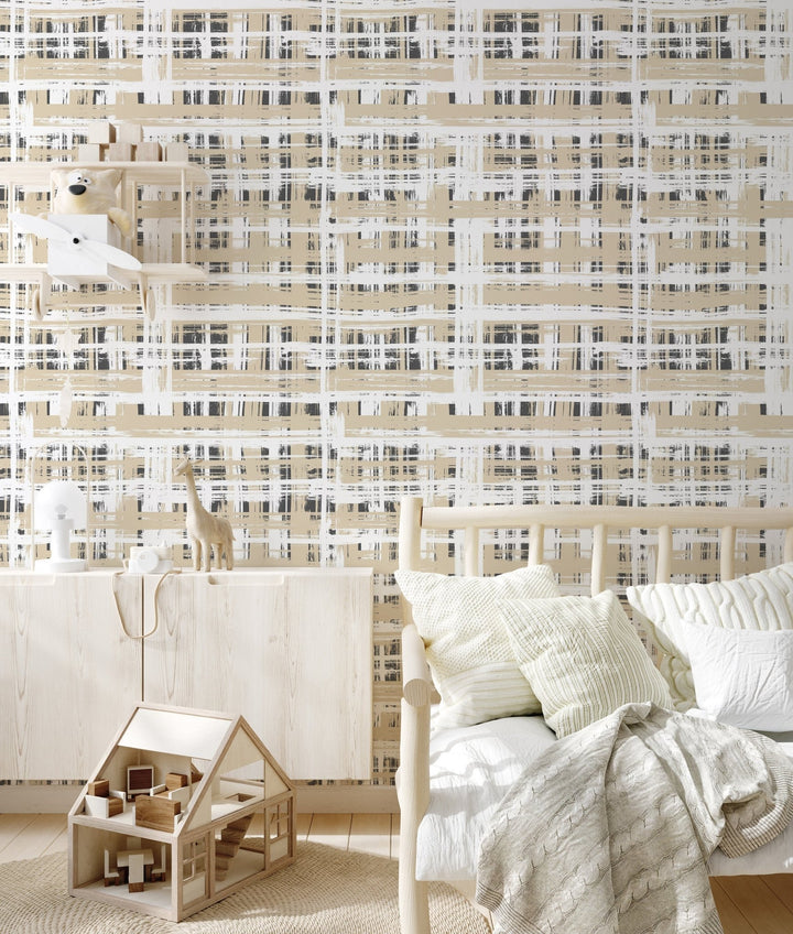 Bright Hand Painted Grid - Tomono