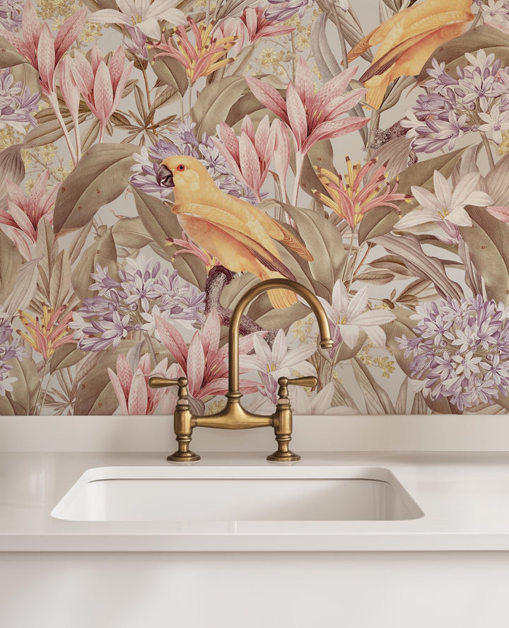 Bright Jungle Pattern - Tomono