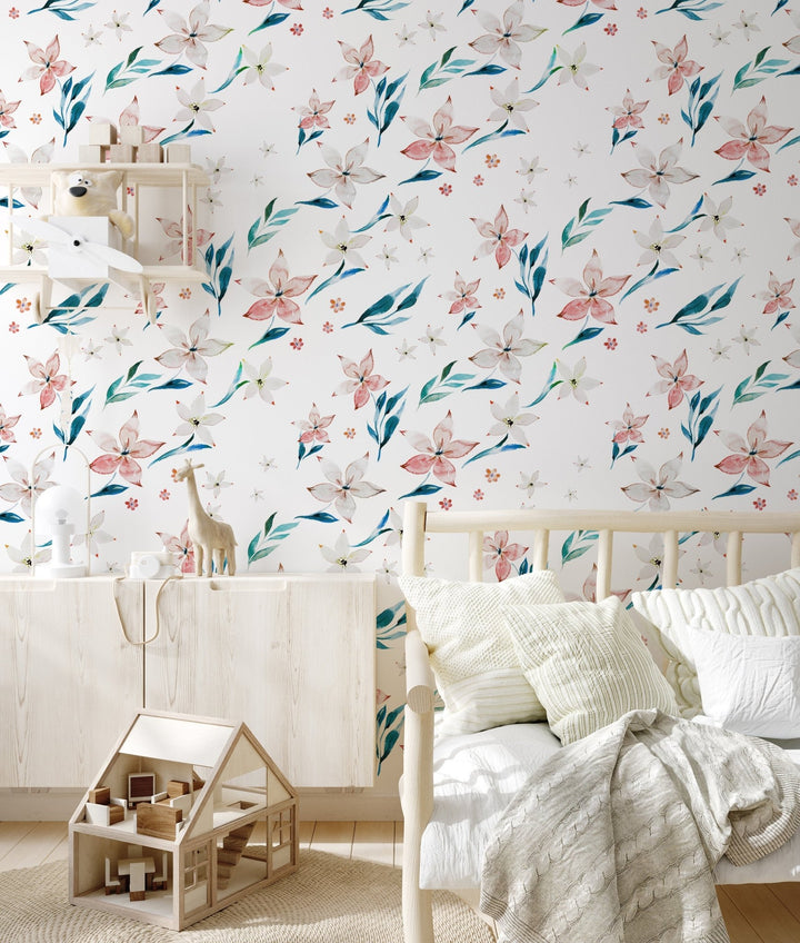 Bright Watercolor Flowers - Tomono