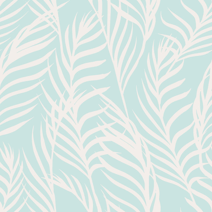 Bright Wavy Palm Leaves - Tomono