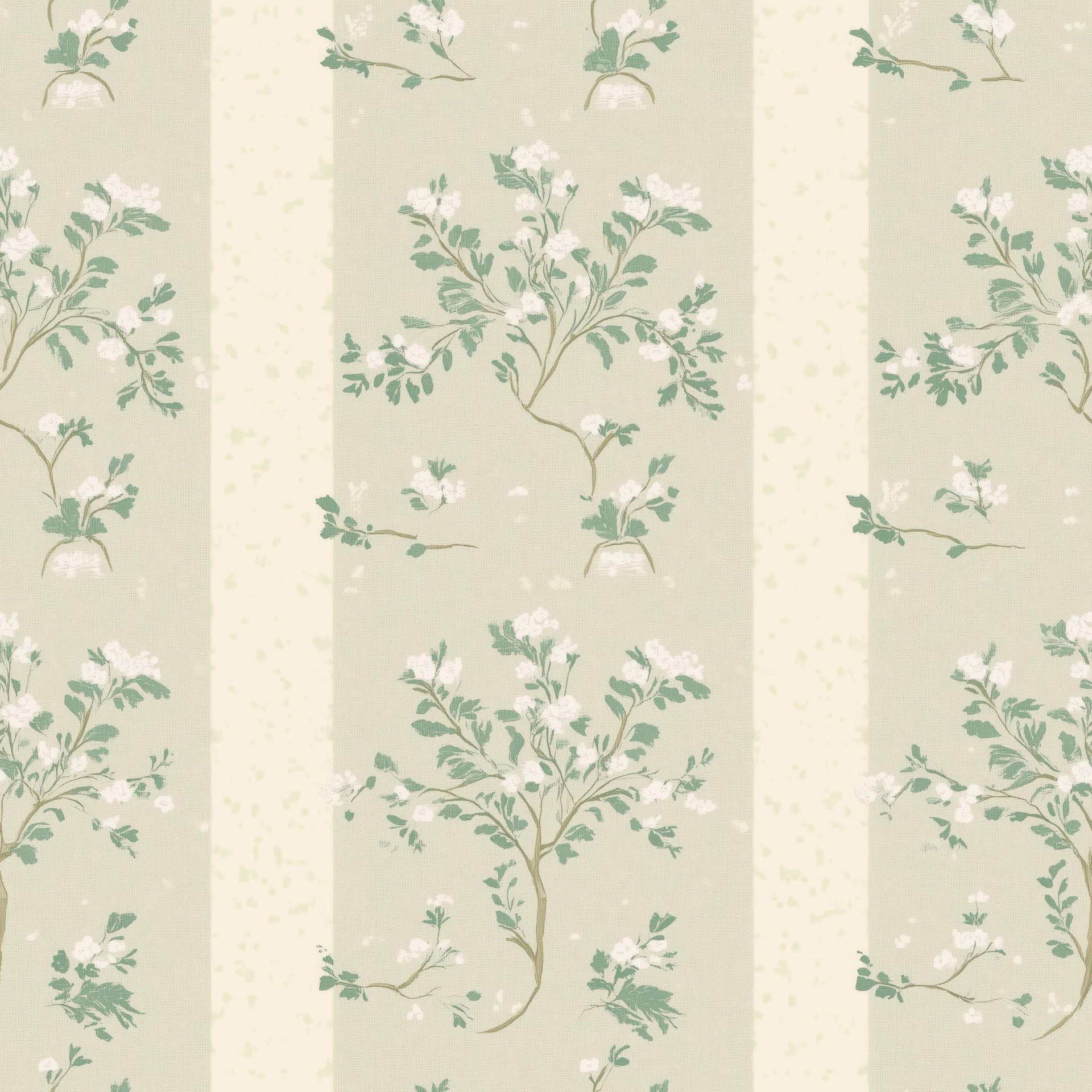 Classic Botanical Stripes