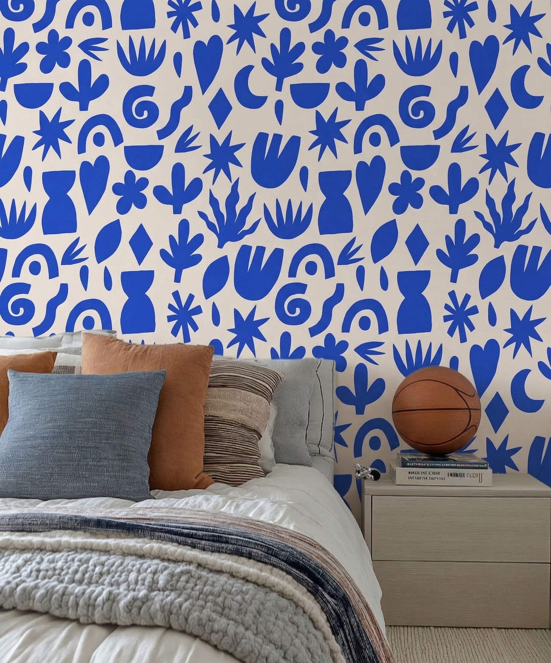 Cobalt Abstract Cutouts