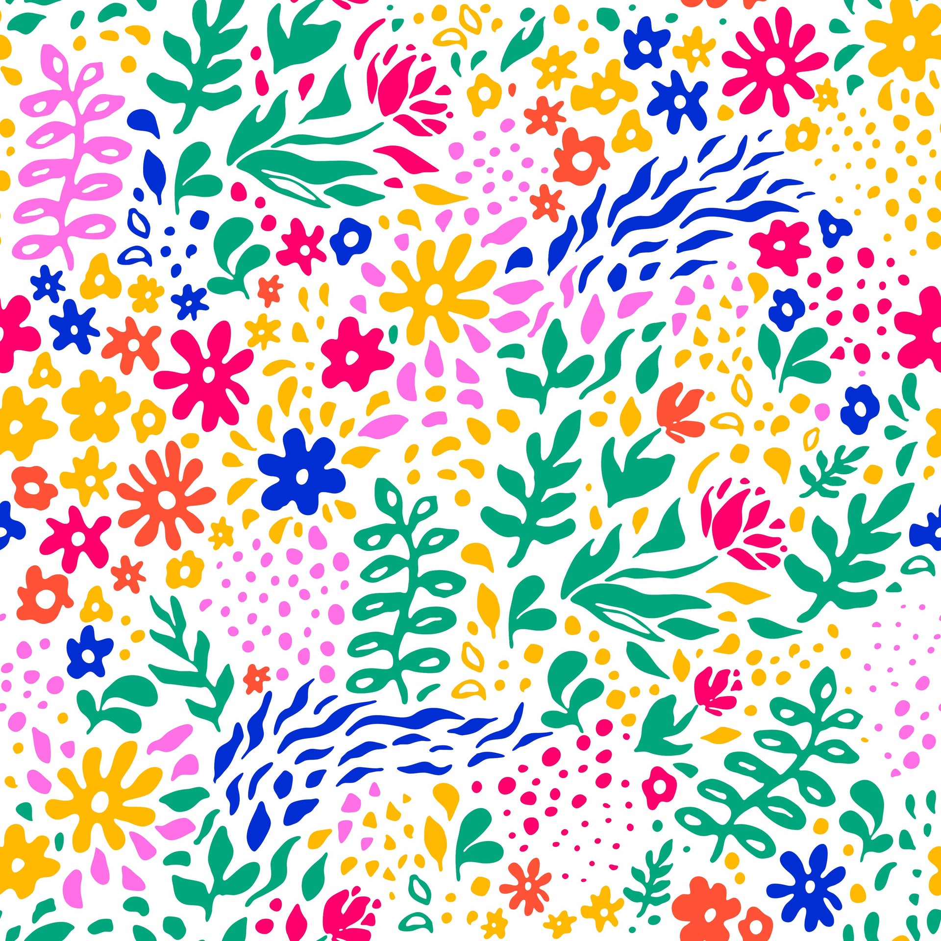 Colorful Hand Drawn Meadow