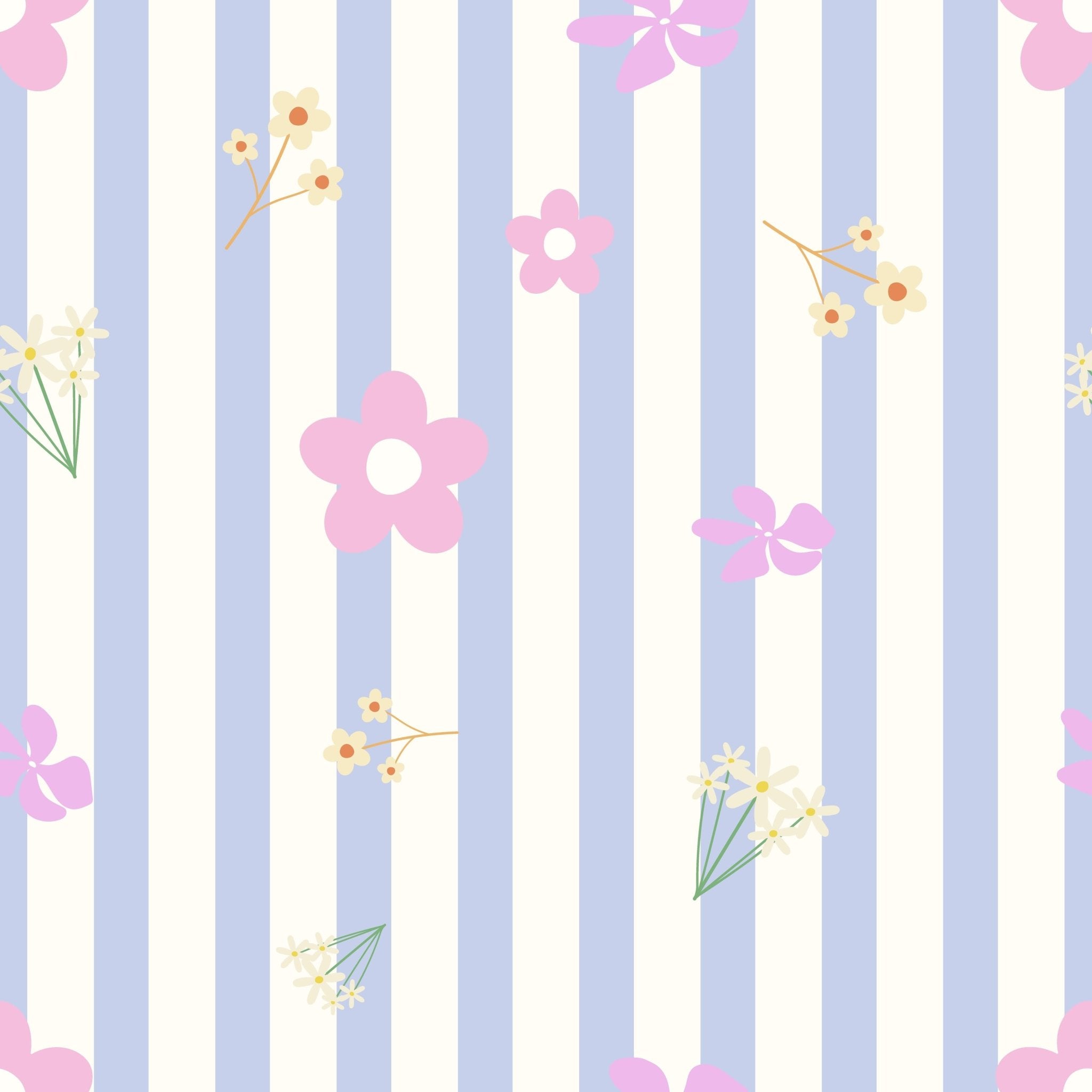 Cute Floral Seamless Pattern - Tomono