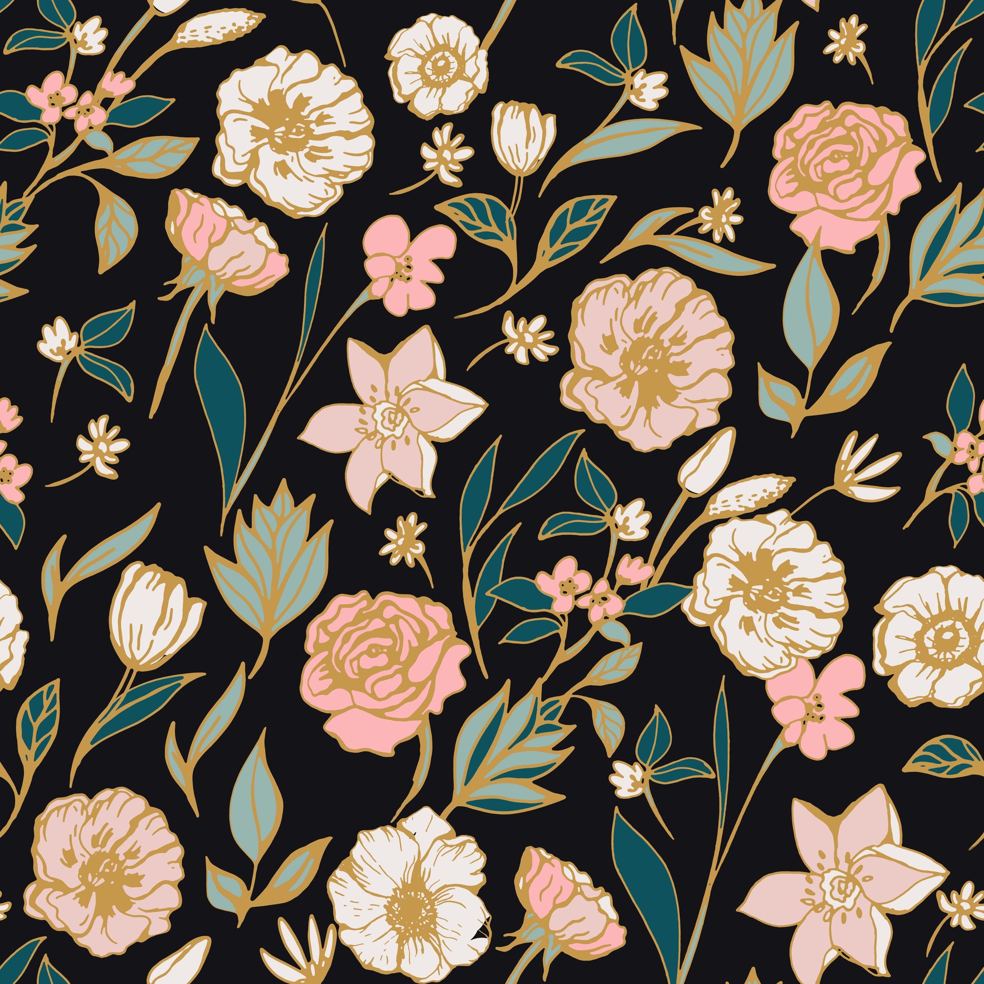 Dark Floral