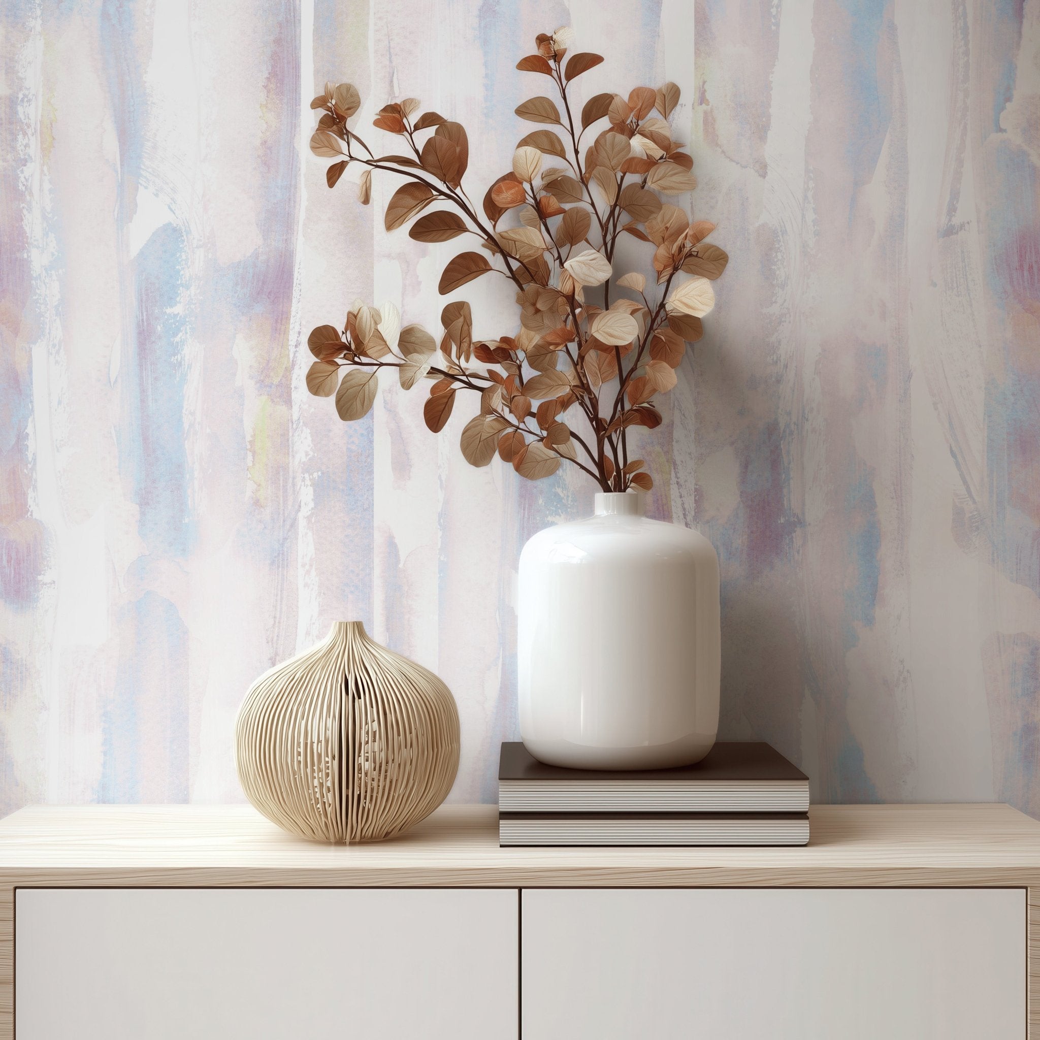 Delicate Watercolor Brushstrokes - Tomono