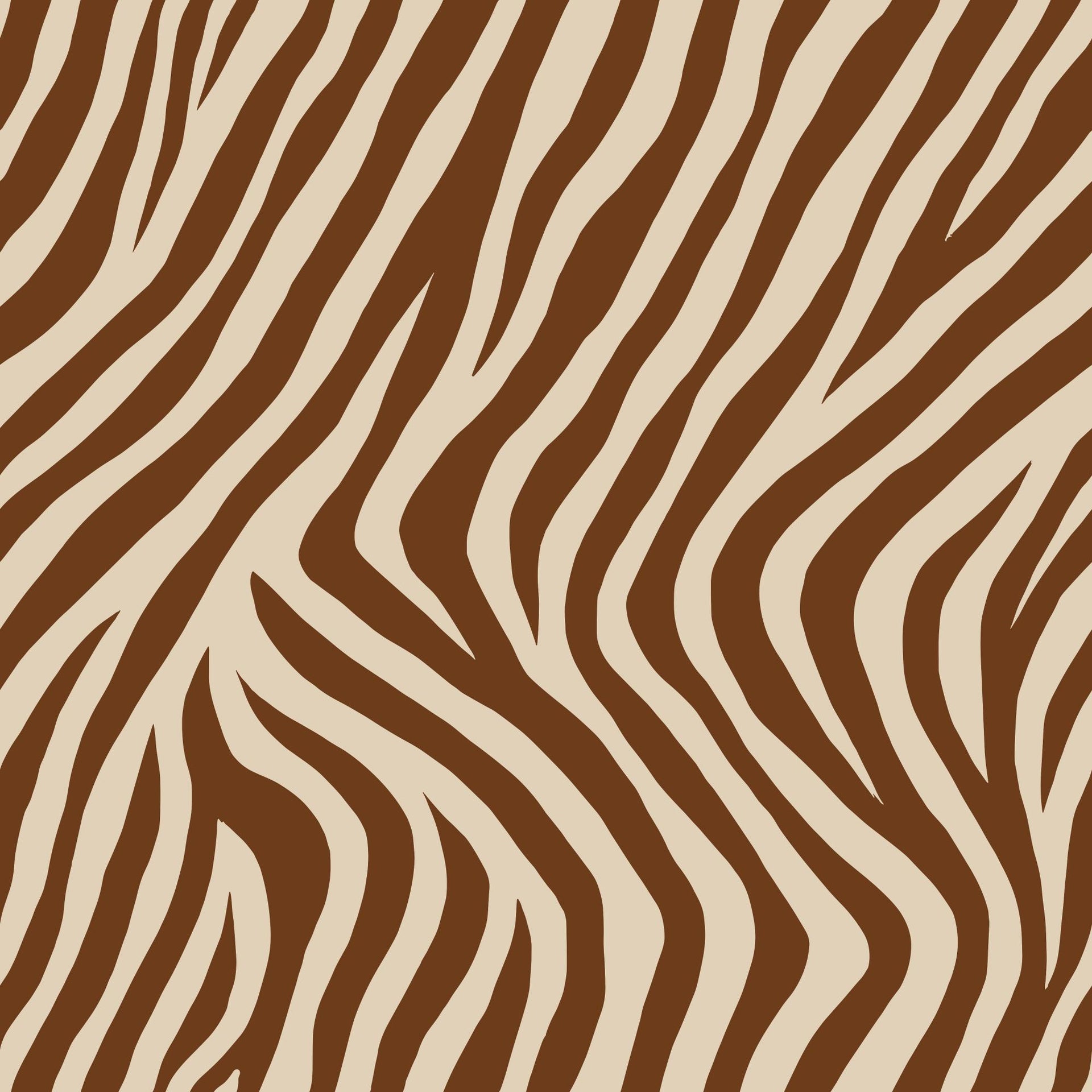 Earthy Zebra Print