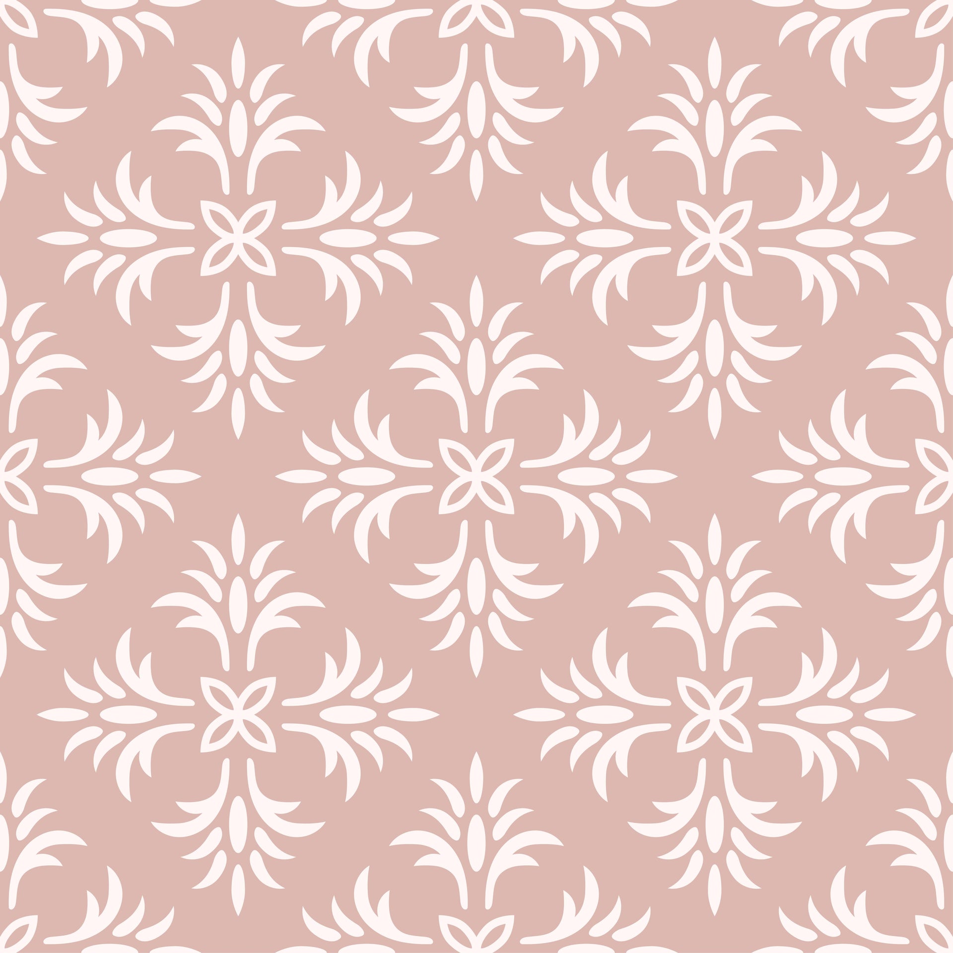 Elegant Floral Damask Pattern