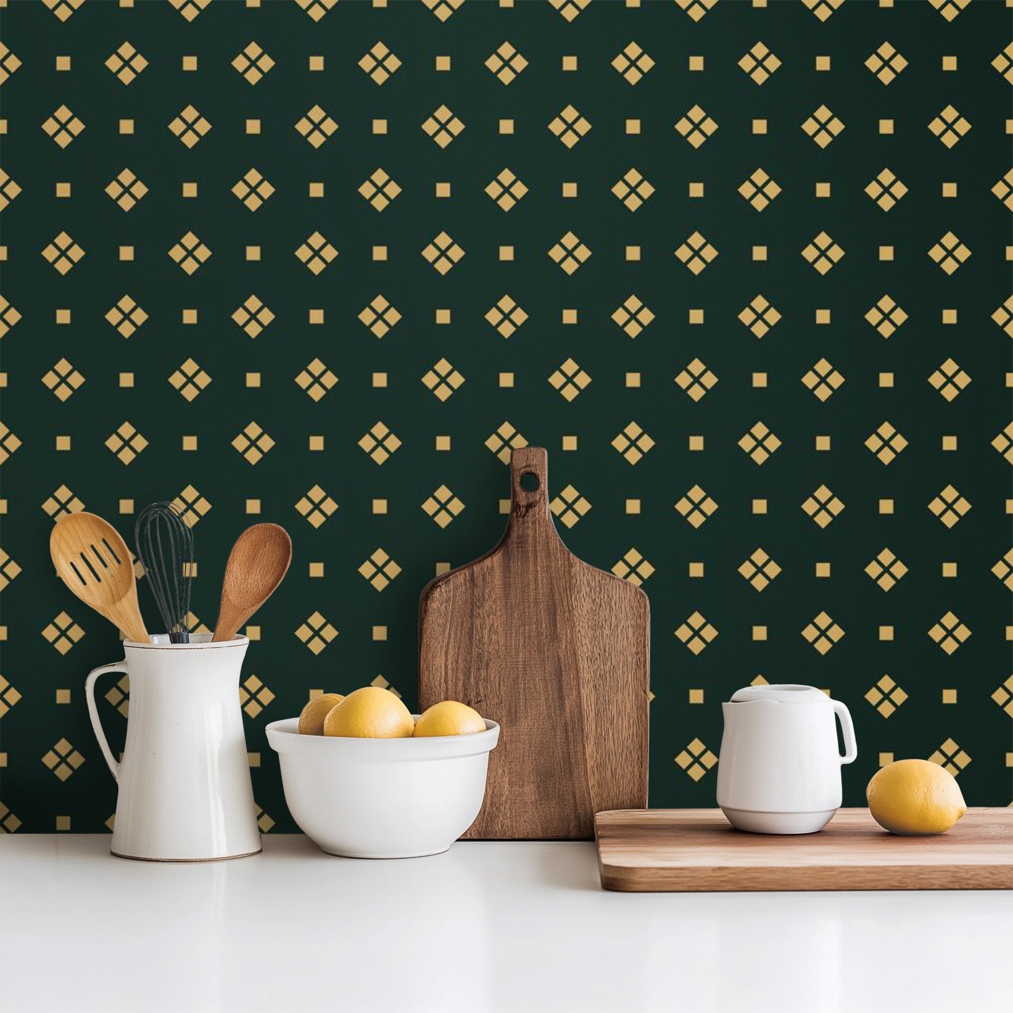 Emerald Diamond Grid - Tomono