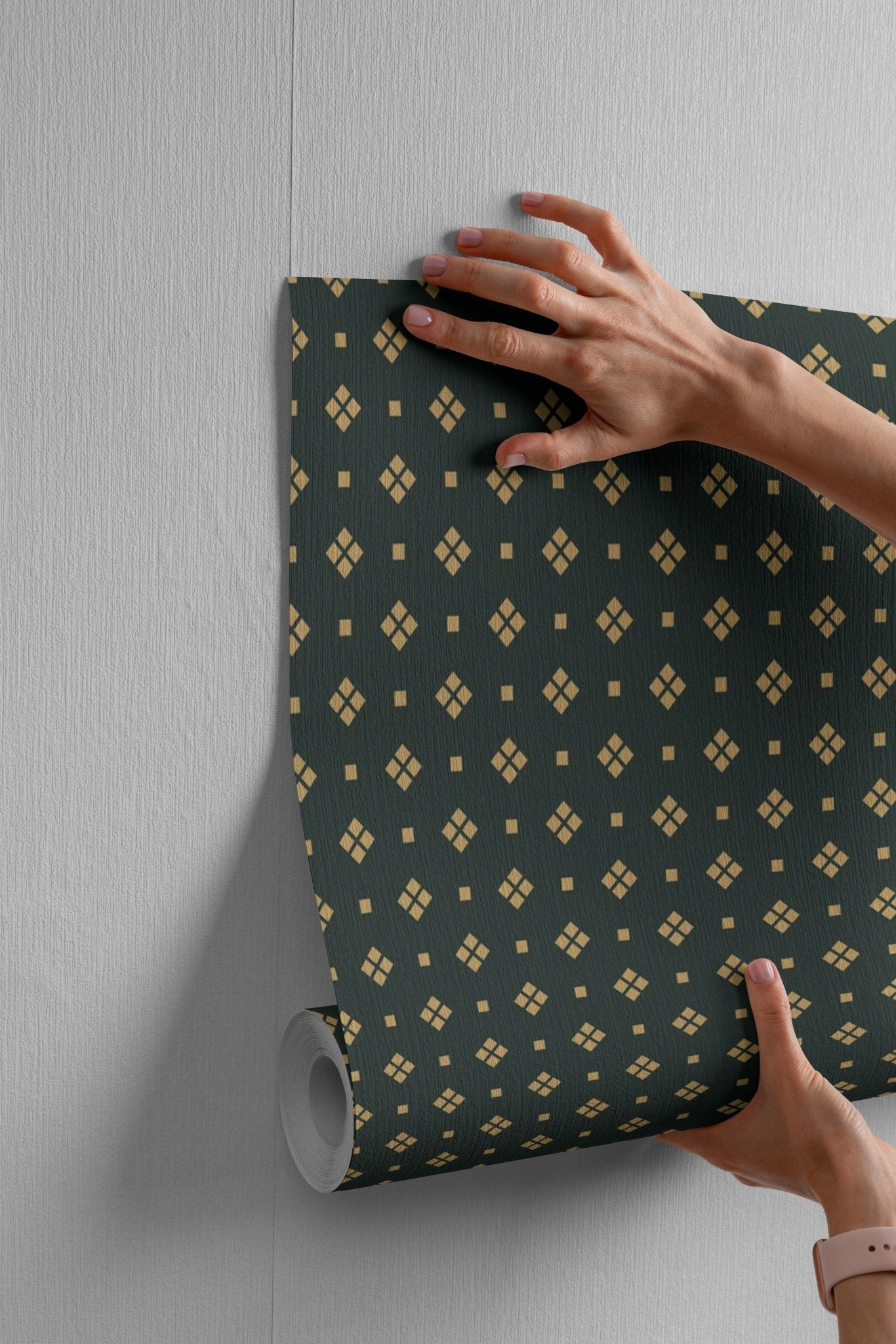 Emerald Diamond Grid - Tomono