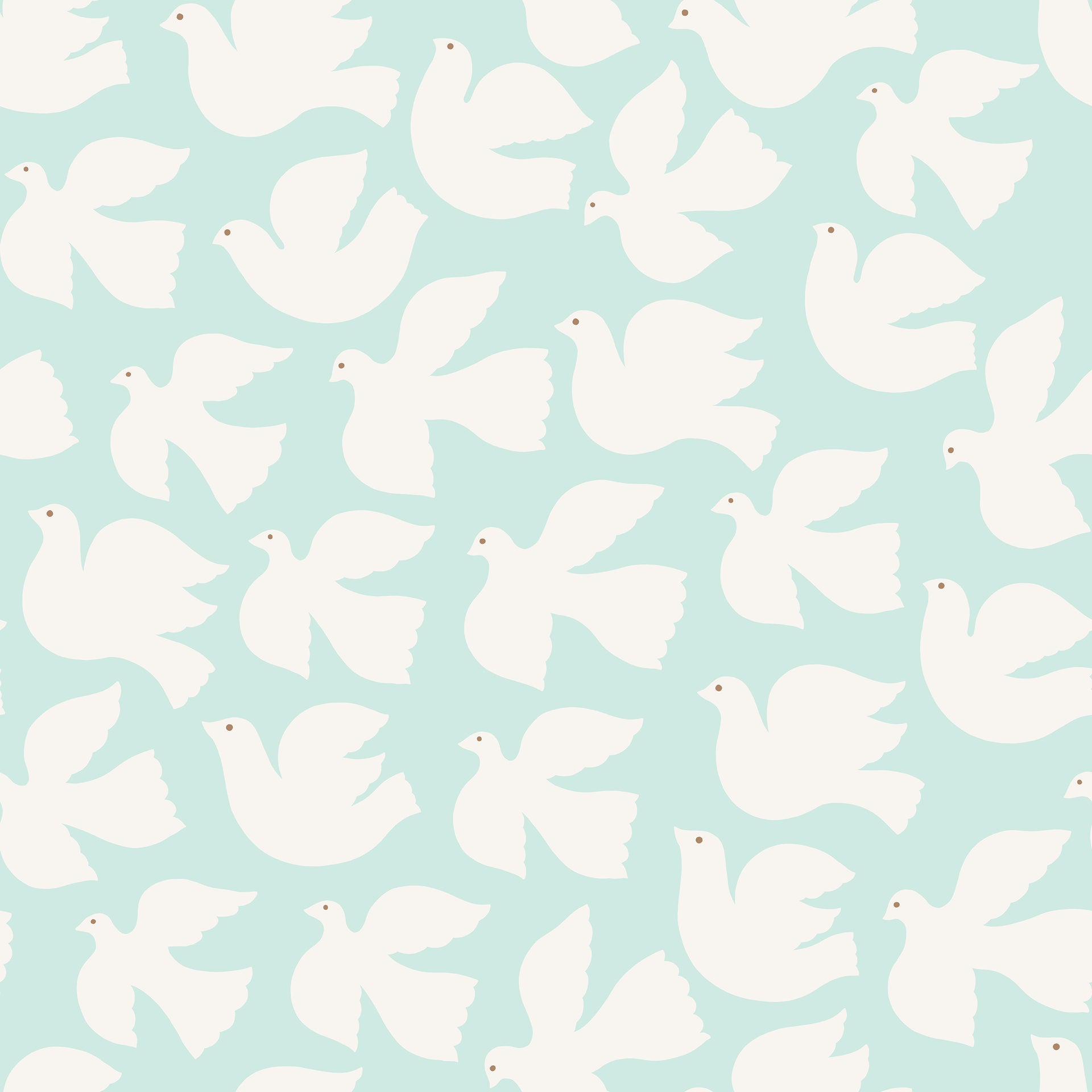 Flying Peace Doves