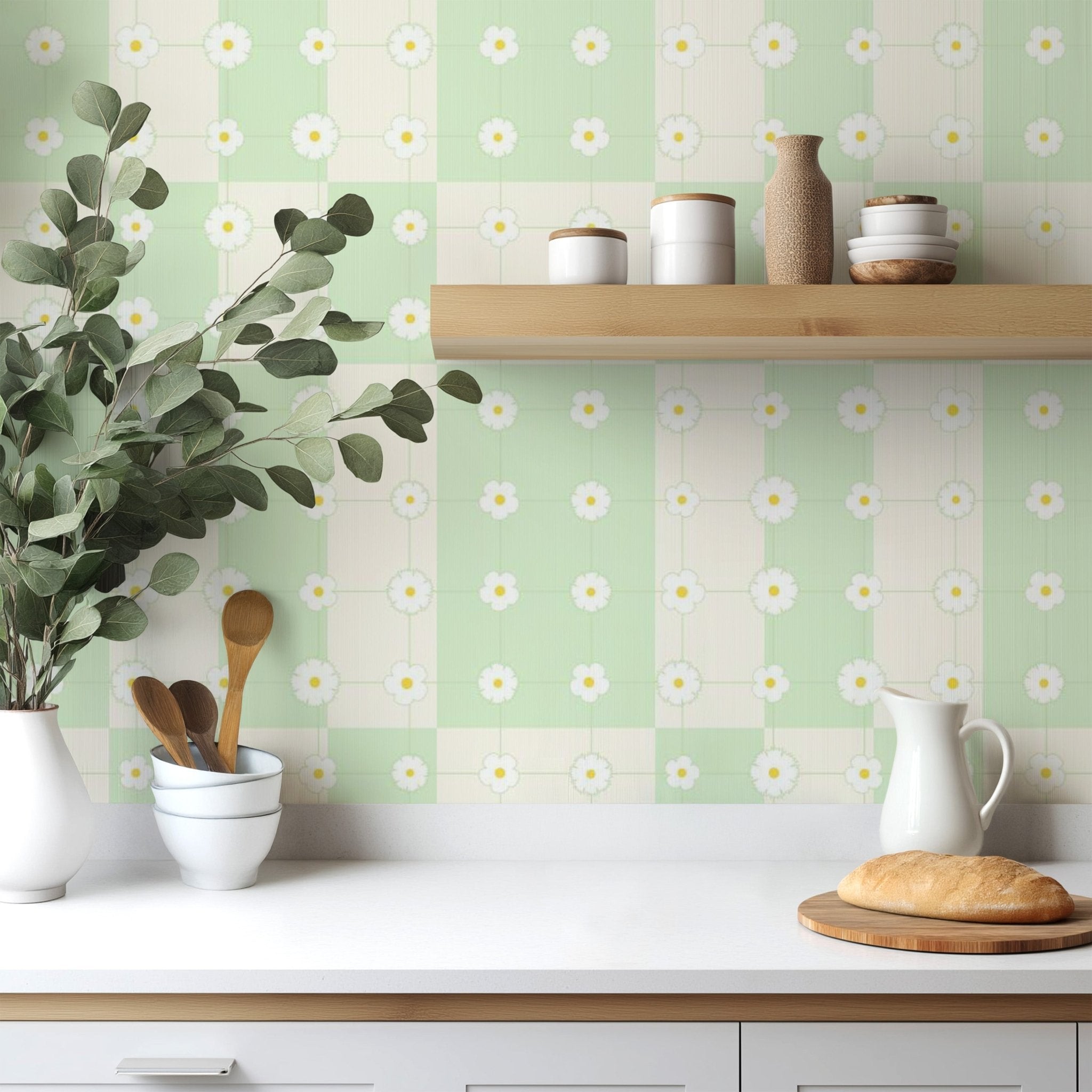 Fresh Daisy Plaid - Tomono