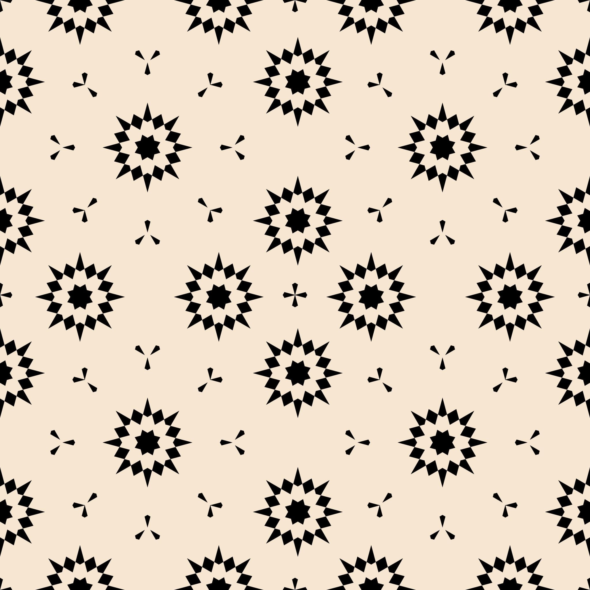 Geometric Black Stars - Tomono