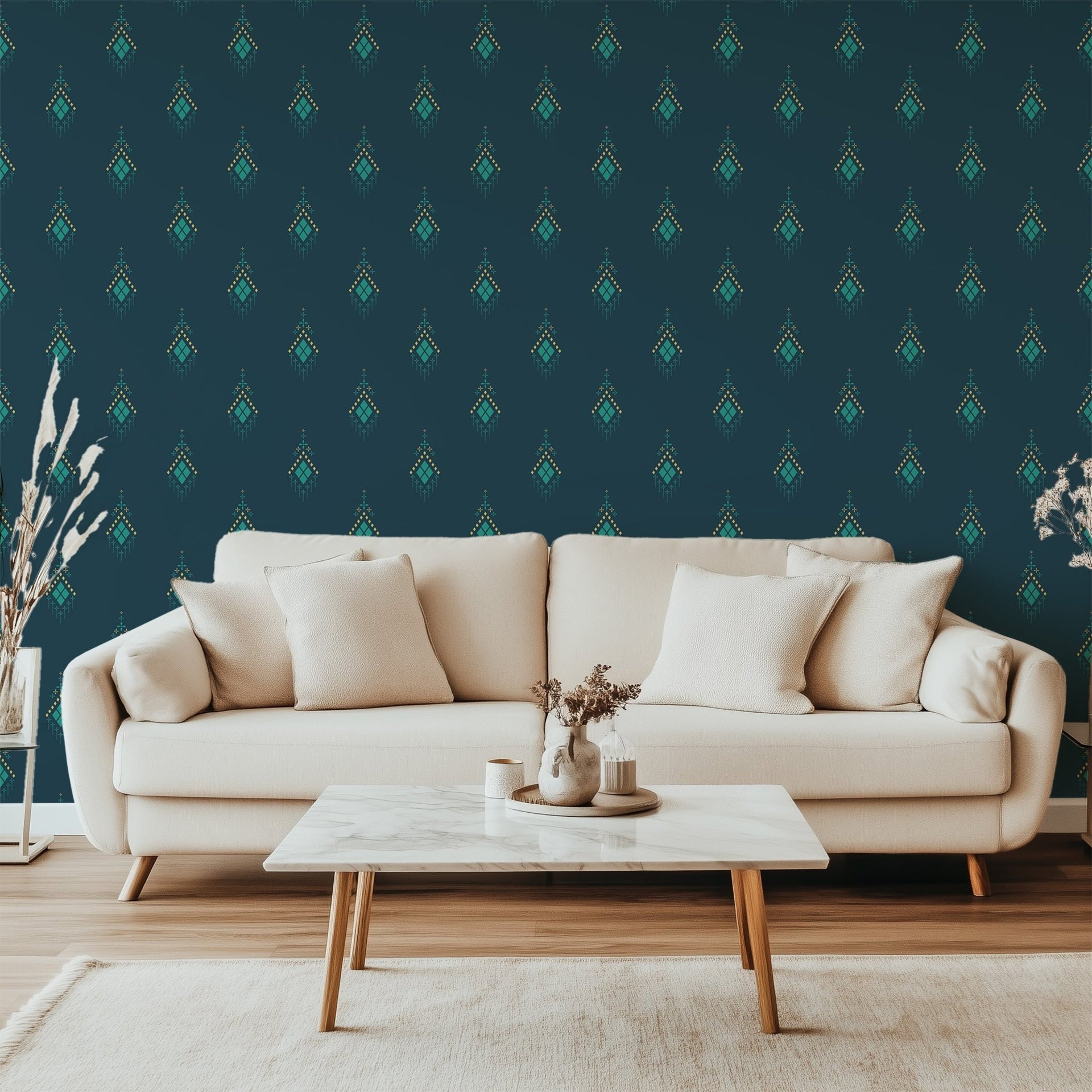 Geometric Jewel Motif - Tomono