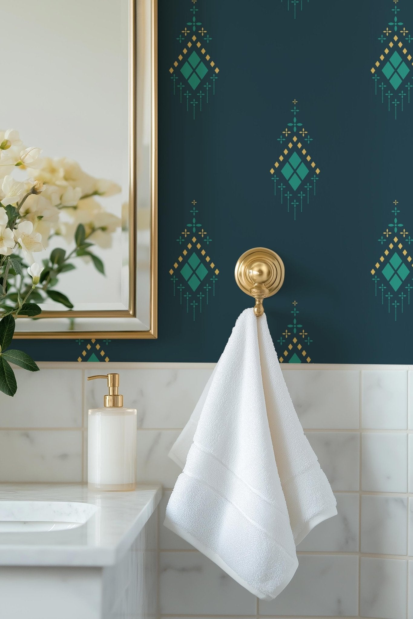 Geometric Jewel Motif - Tomono