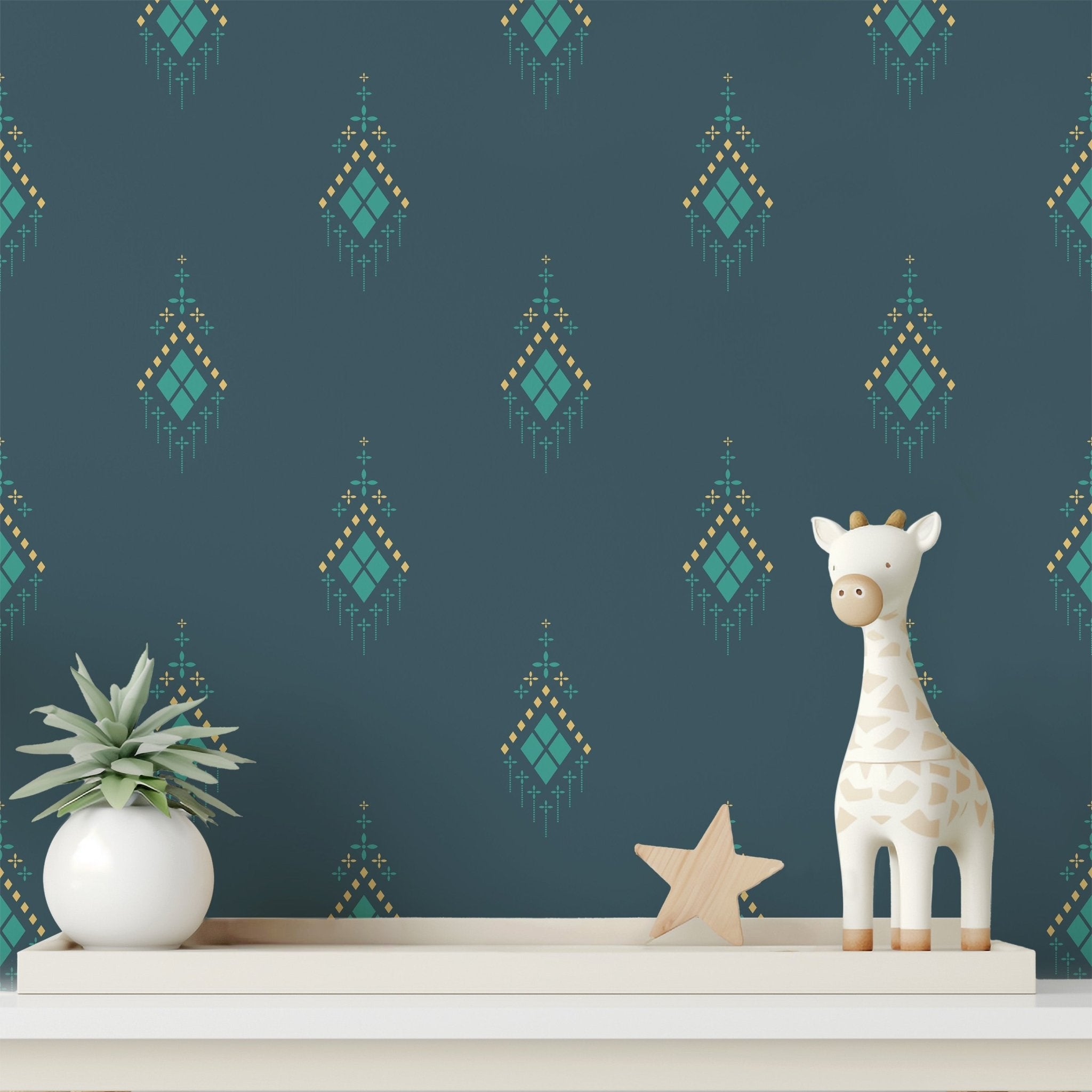 Geometric Jewel Motif - Tomono