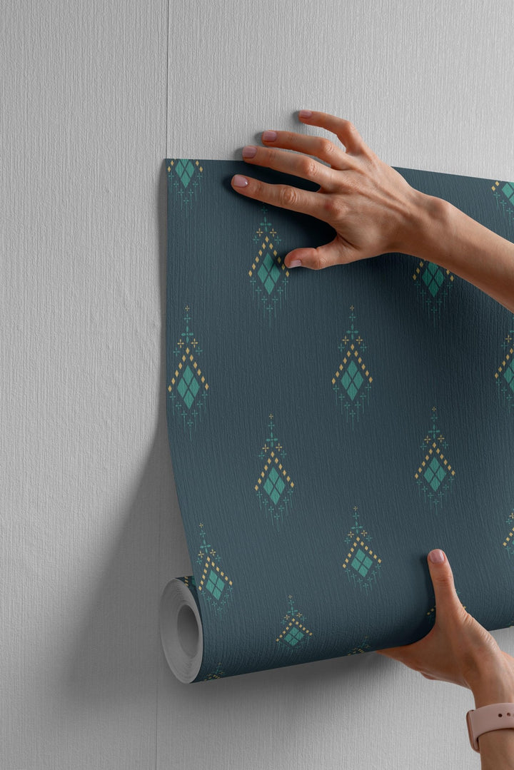 Geometric Jewel Motif - Tomono