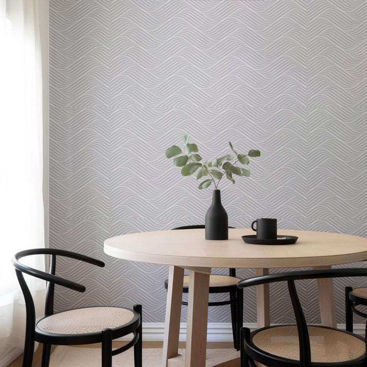 Gray Abstract Ocean - Tomono