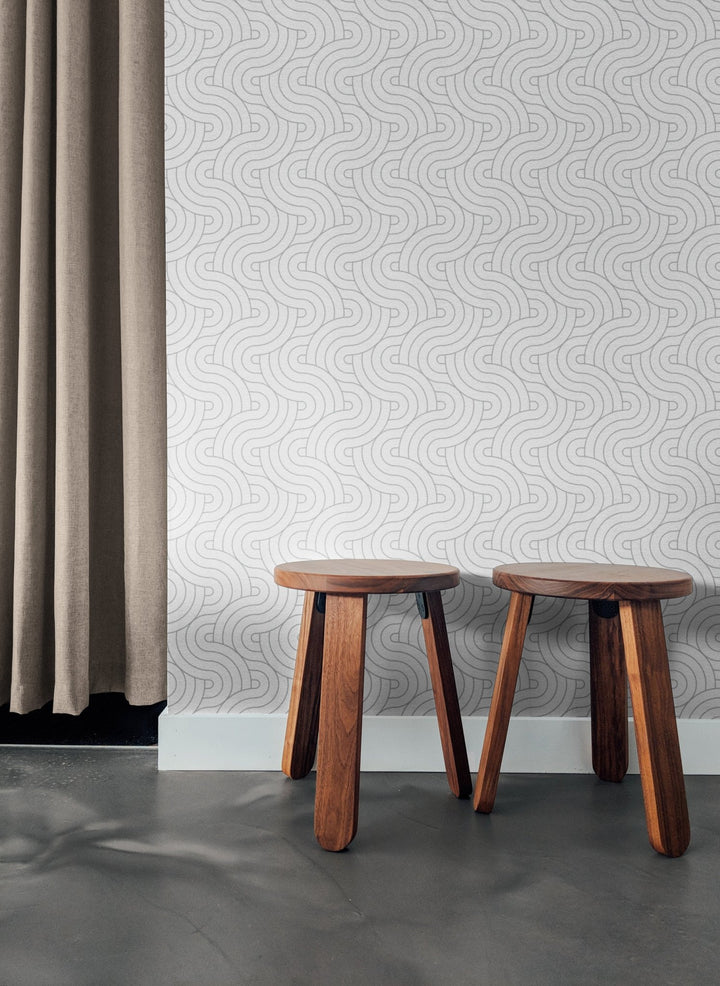 Gray Geometric Waves - Tomono