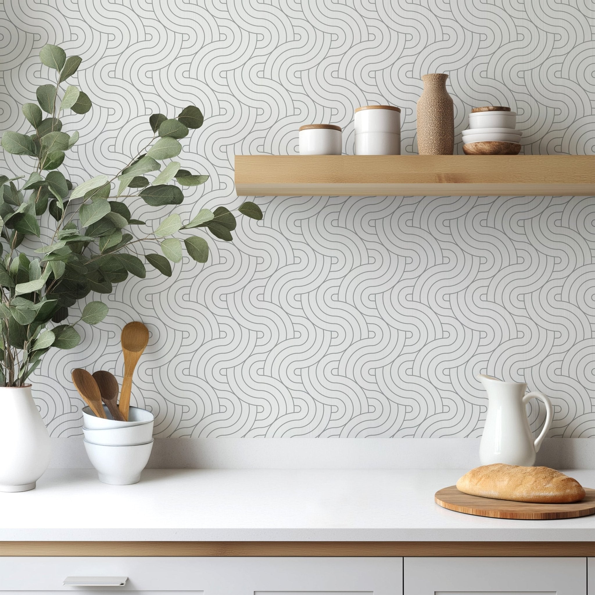 Gray Geometric Waves - Tomono