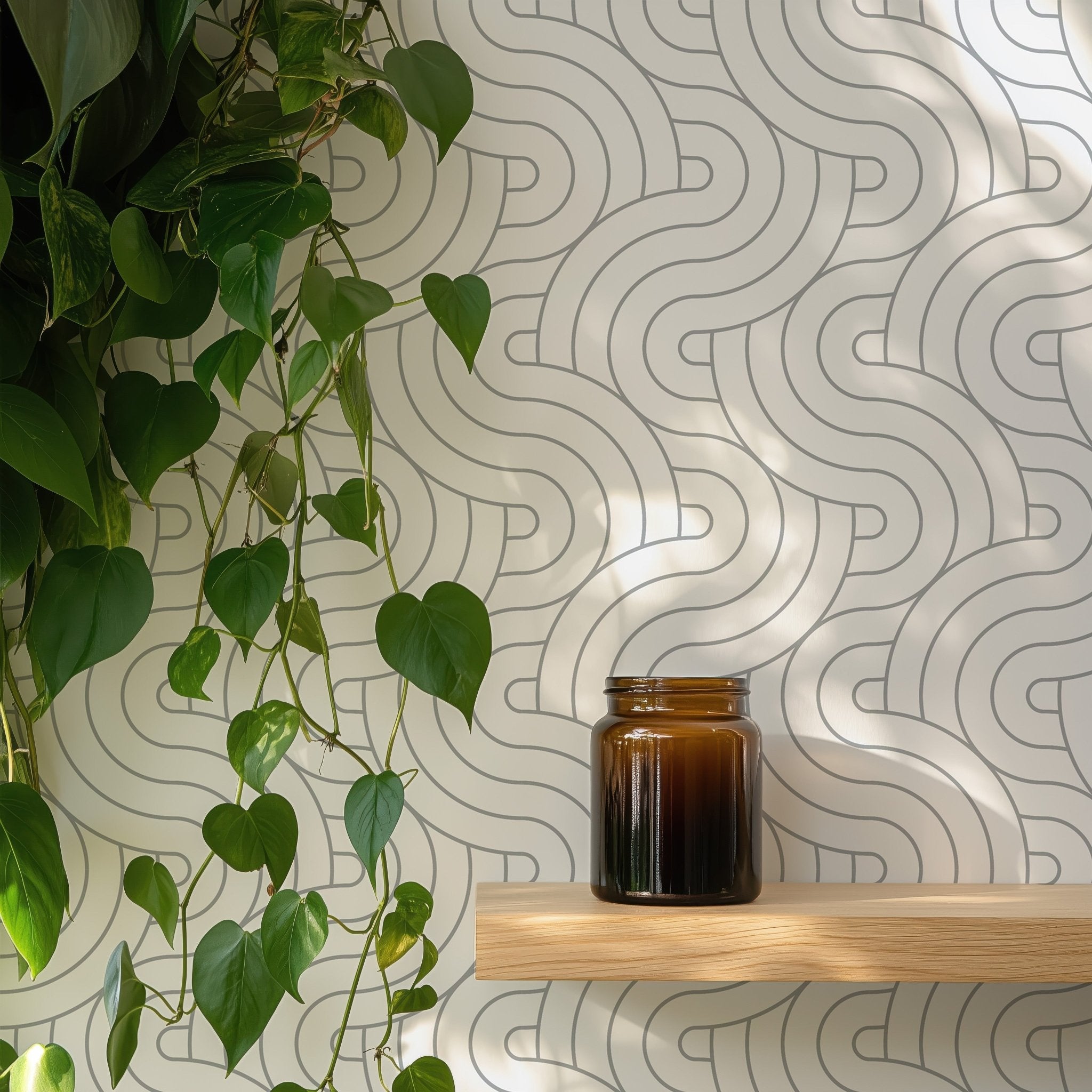 Gray Geometric Waves - Tomono