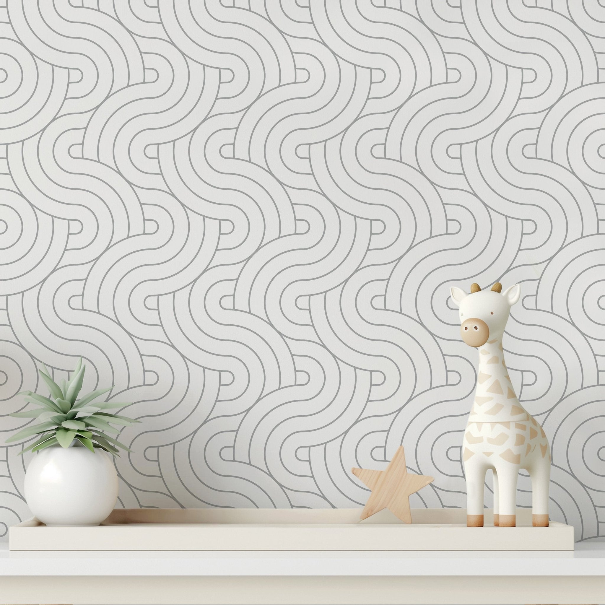 Gray Geometric Waves - Tomono