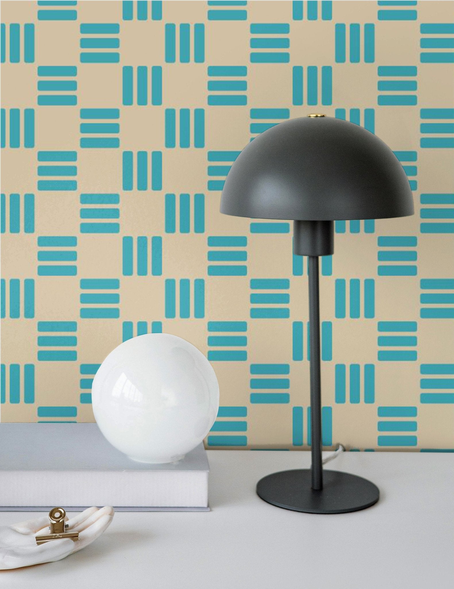 Green Checkered Pattern - Tomono