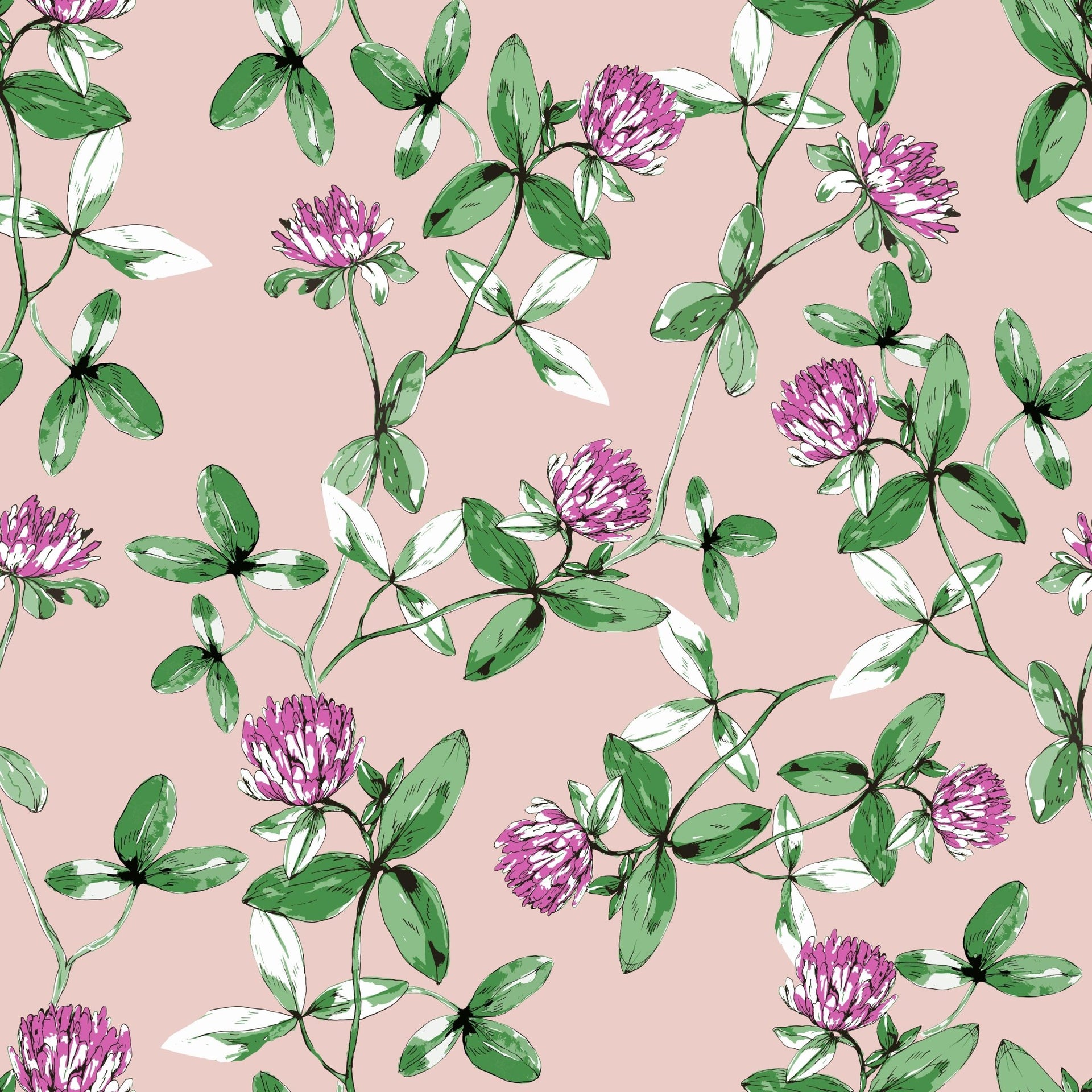 Hand Drawn Clover - Tomono