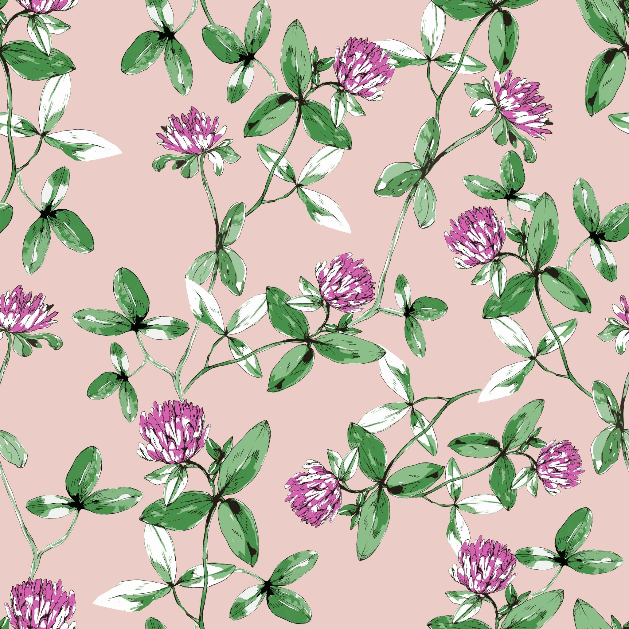 Hand Drawn Clover - Tomono