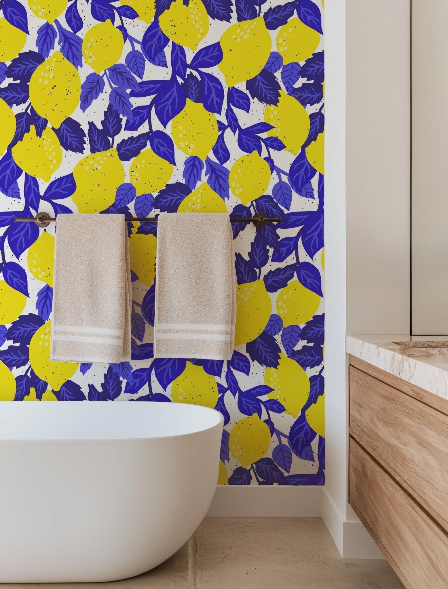 Lemons on Blue - Tomono