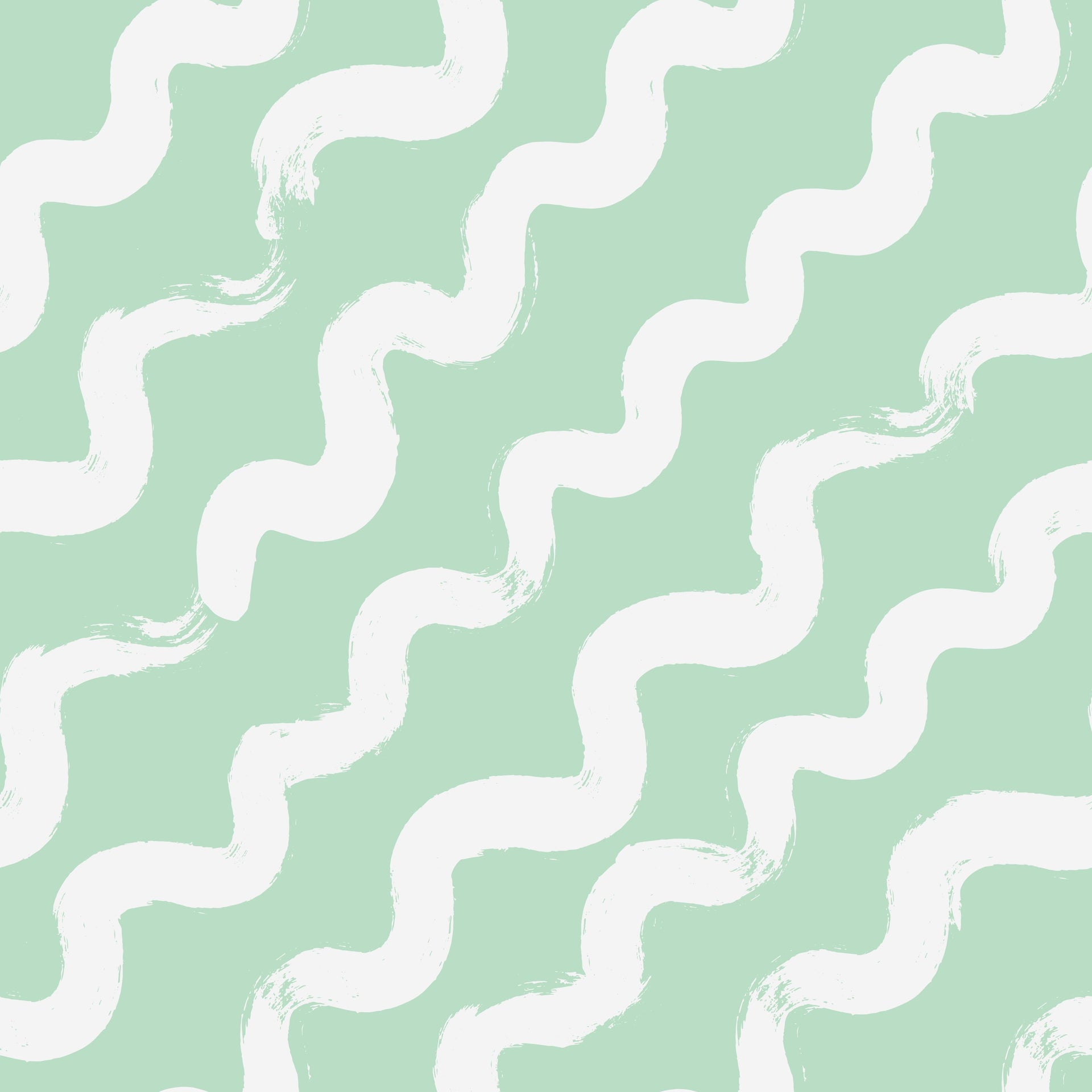 Mint Brush Waves