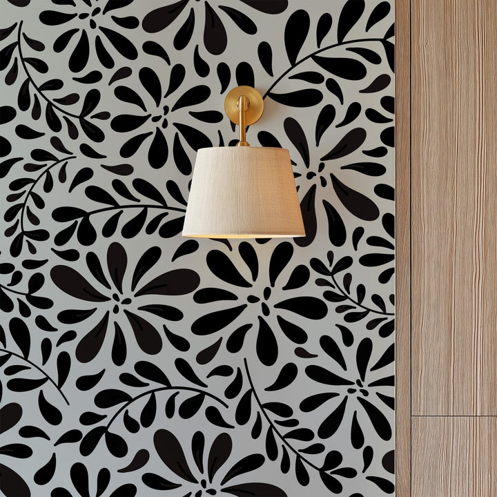 Monochrome Liquid Flowers - Tomono