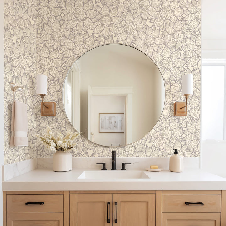 Monochrome Sunflowers - Tomono