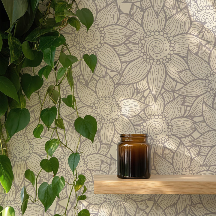 Monochrome Sunflowers - Tomono