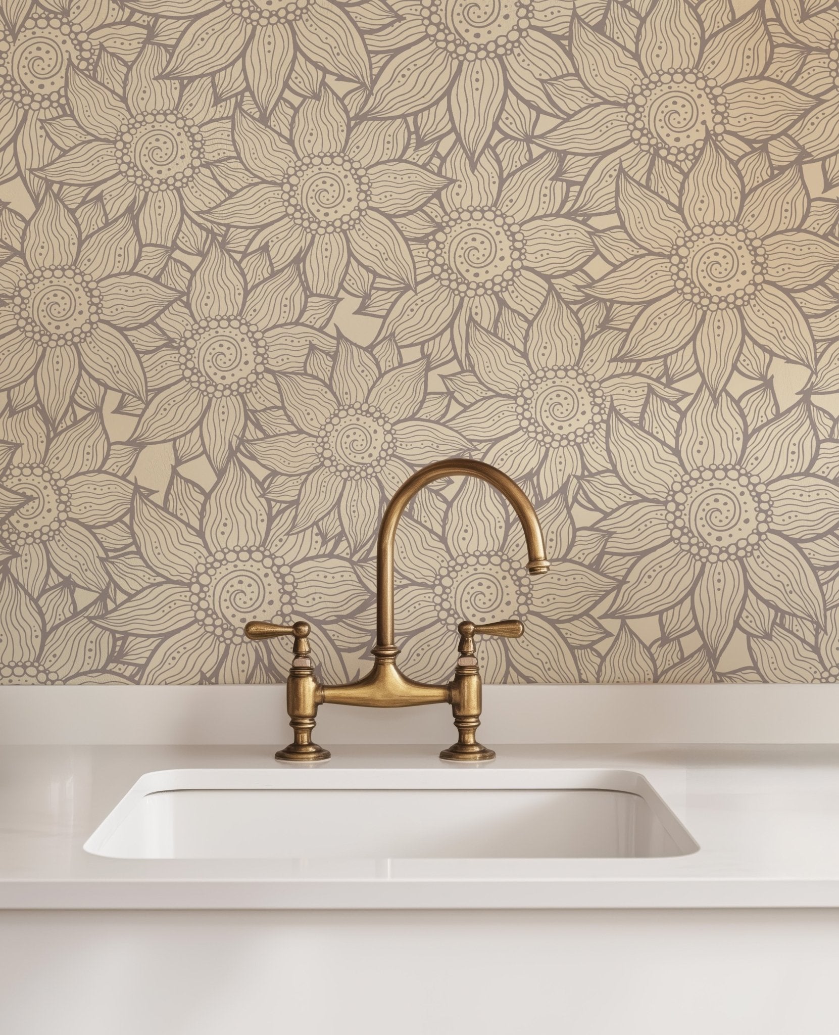 Monochrome Sunflowers - Tomono