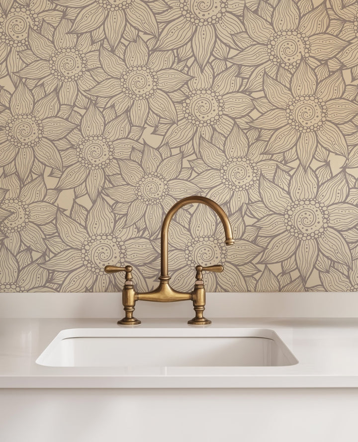 Monochrome Sunflowers - Tomono