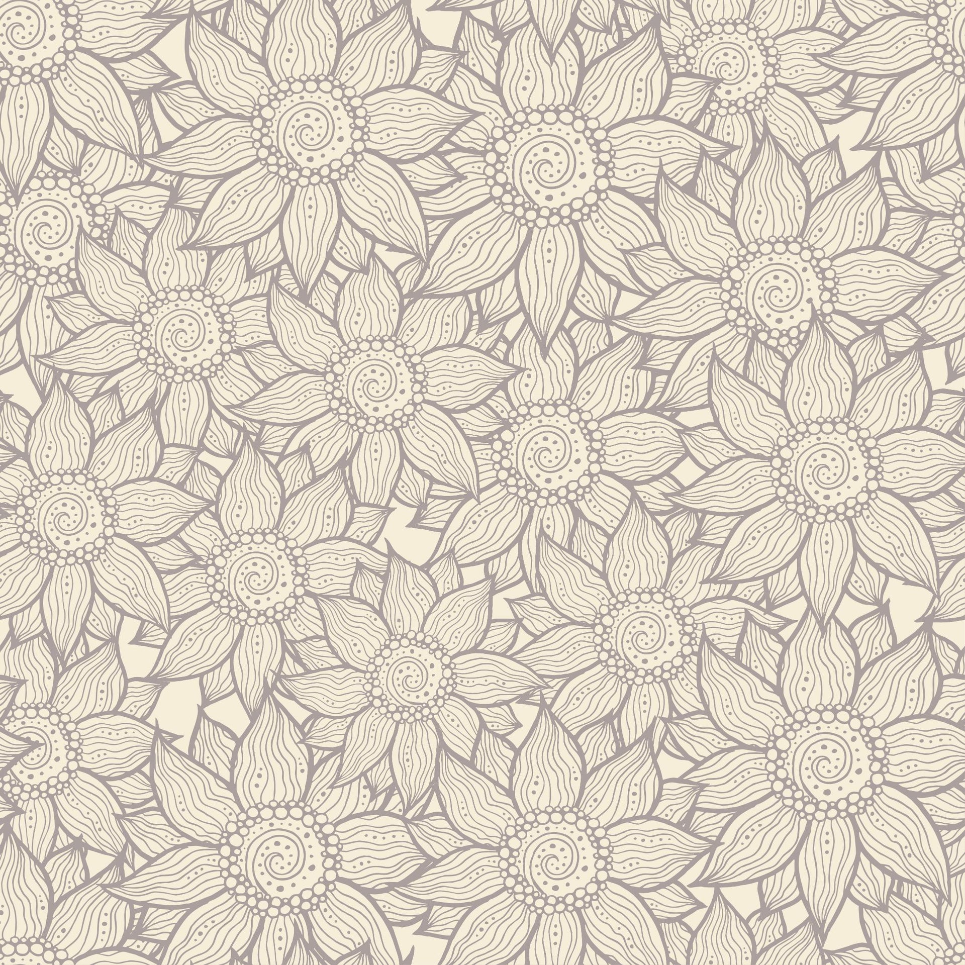 Monochrome Sunflowers - Tomono