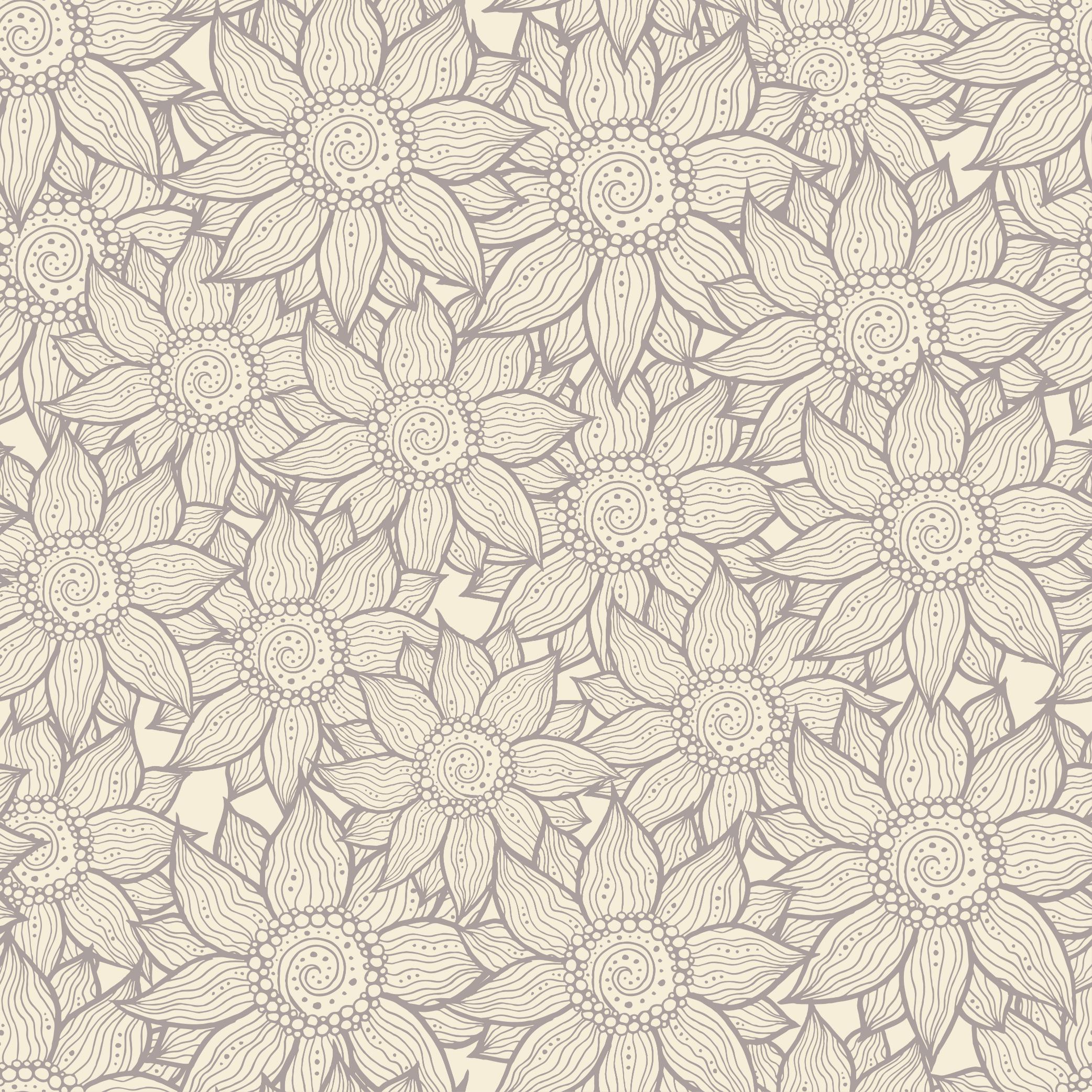 Monochrome Sunflowers - Tomono