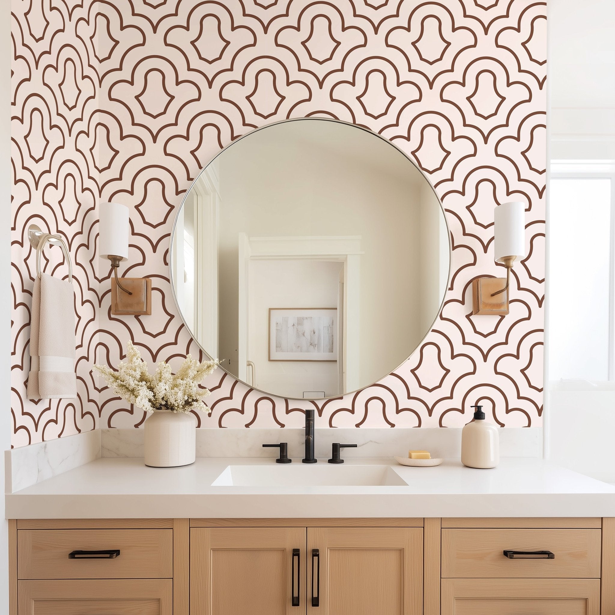 Moroccan Wave Pattern - Tomono