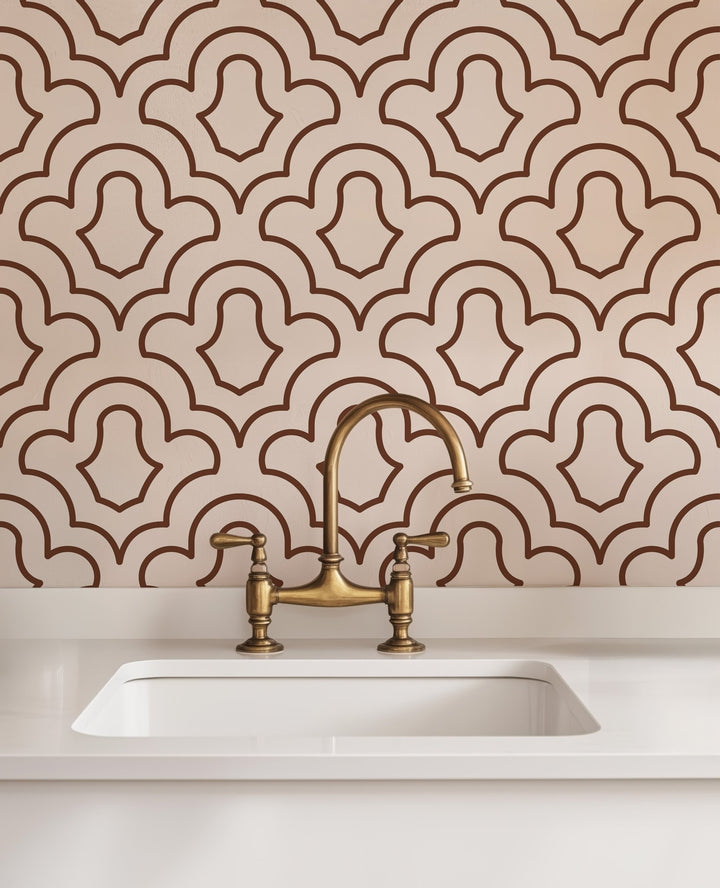 Moroccan Wave Pattern - Tomono