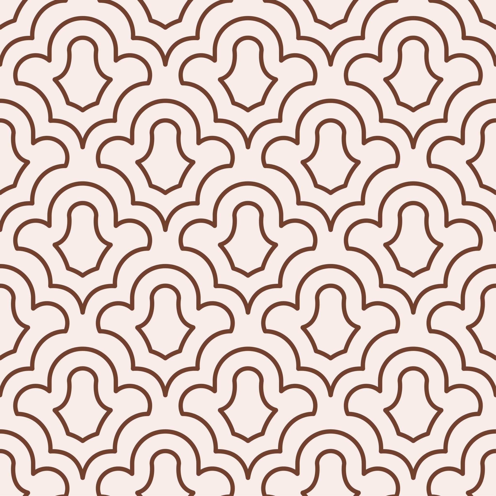 Moroccan Wave Pattern - Tomono