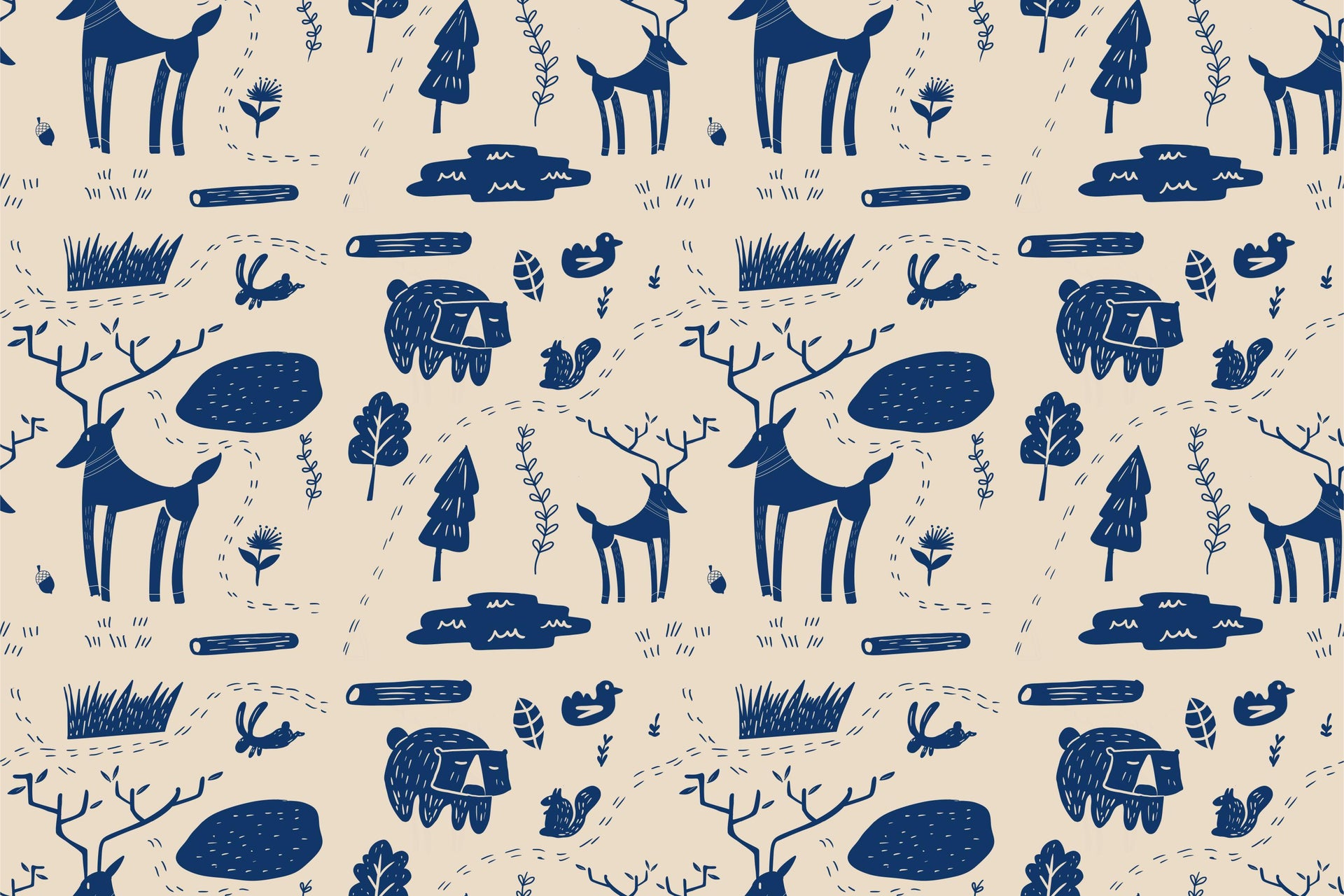 Nordic Forrest pattern