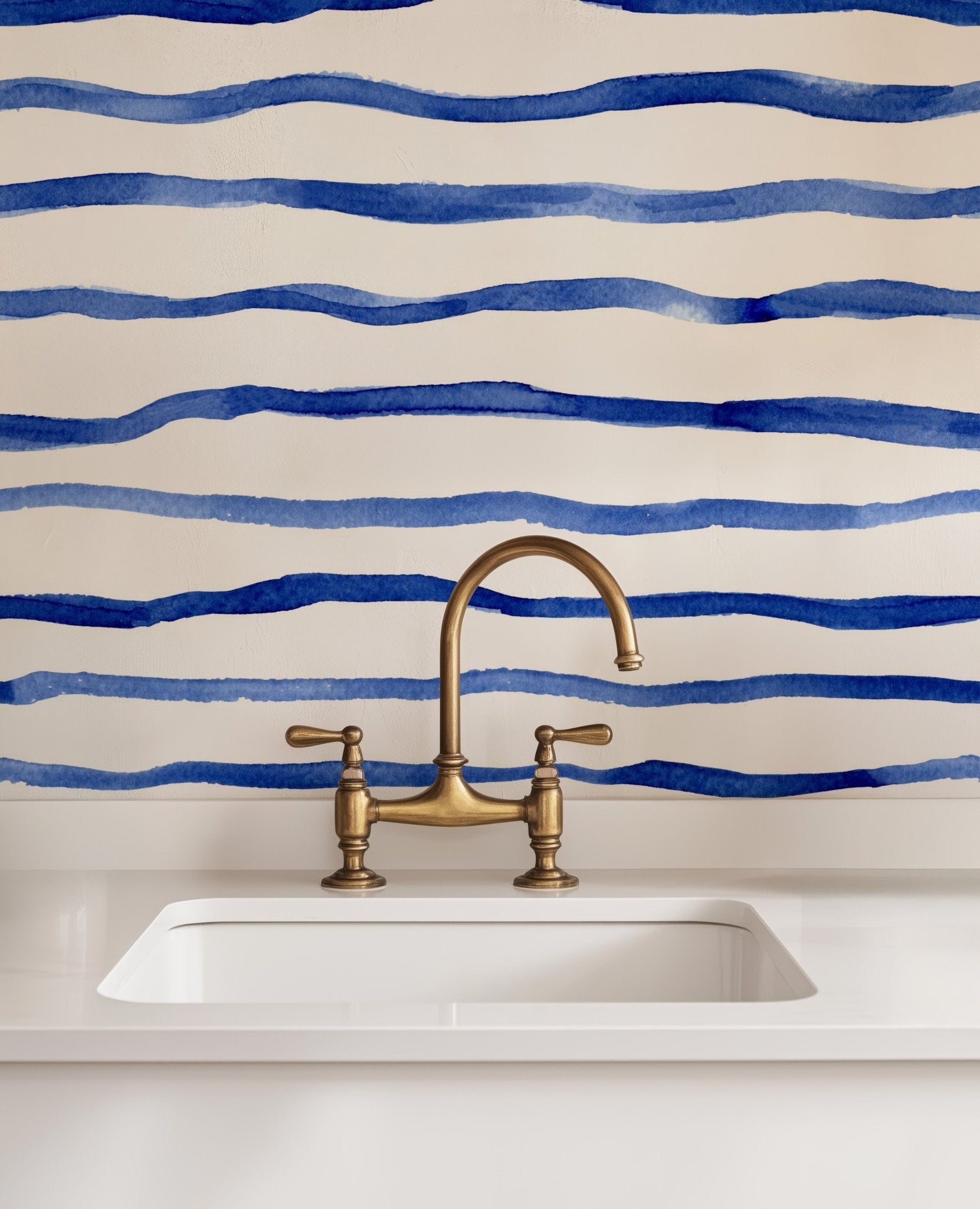 Ocean Brush Stripes - Tomono