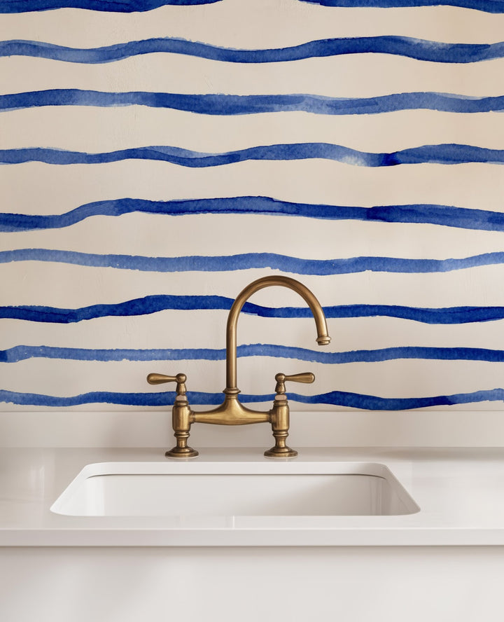 Ocean Brush Stripes - Tomono