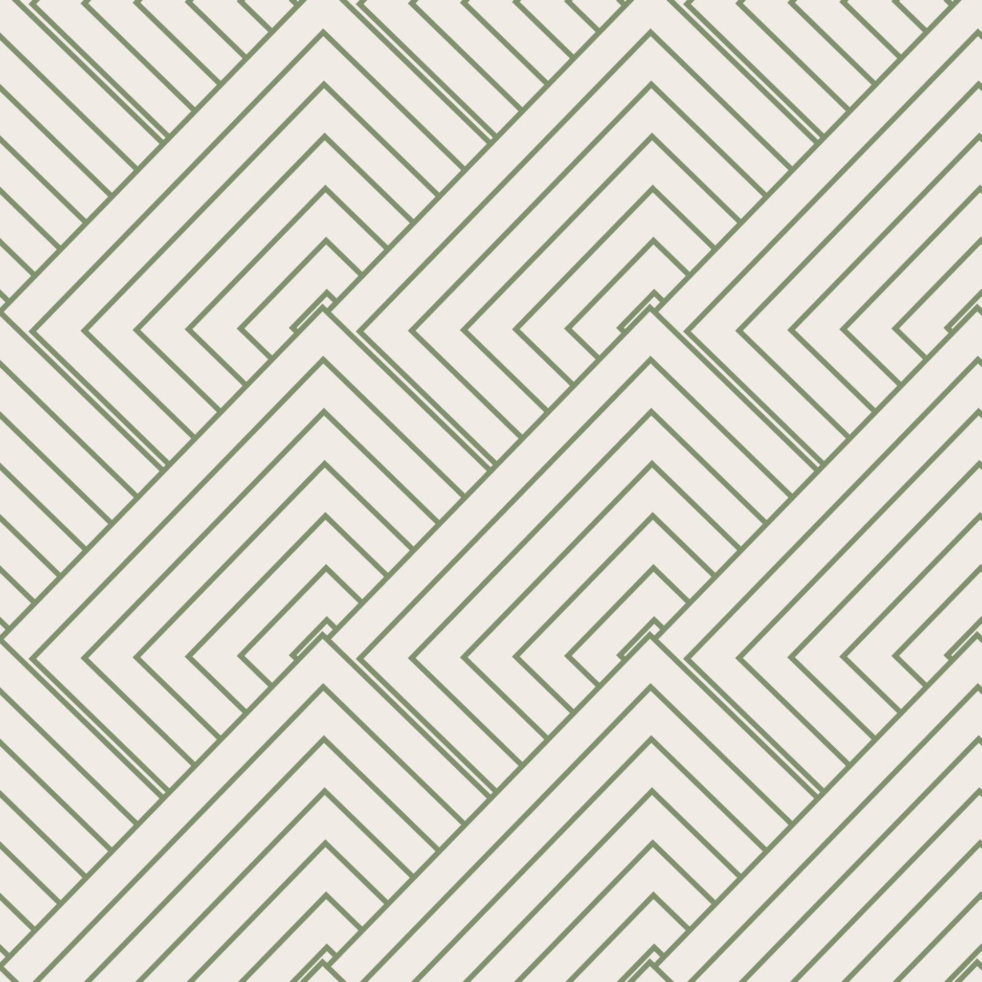 Olive Geometric Figures - Tomono