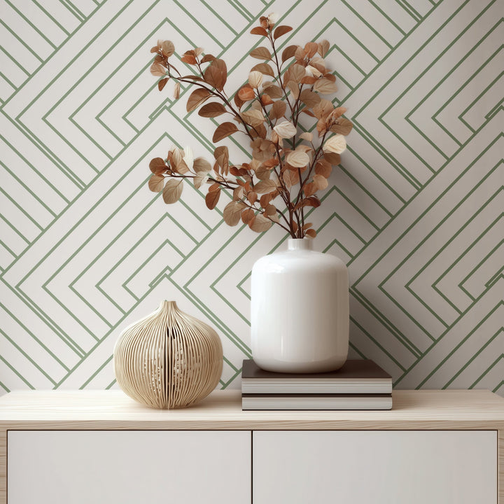 Olive Geometric Figures - Tomono