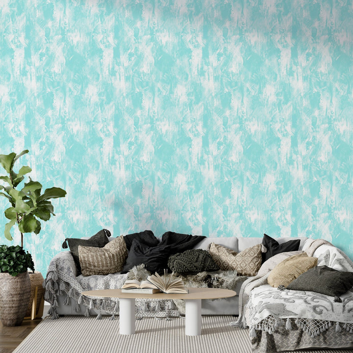 Painted Blue Wall - Tomono