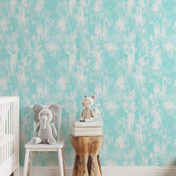 Painted Blue Wall - Tomono