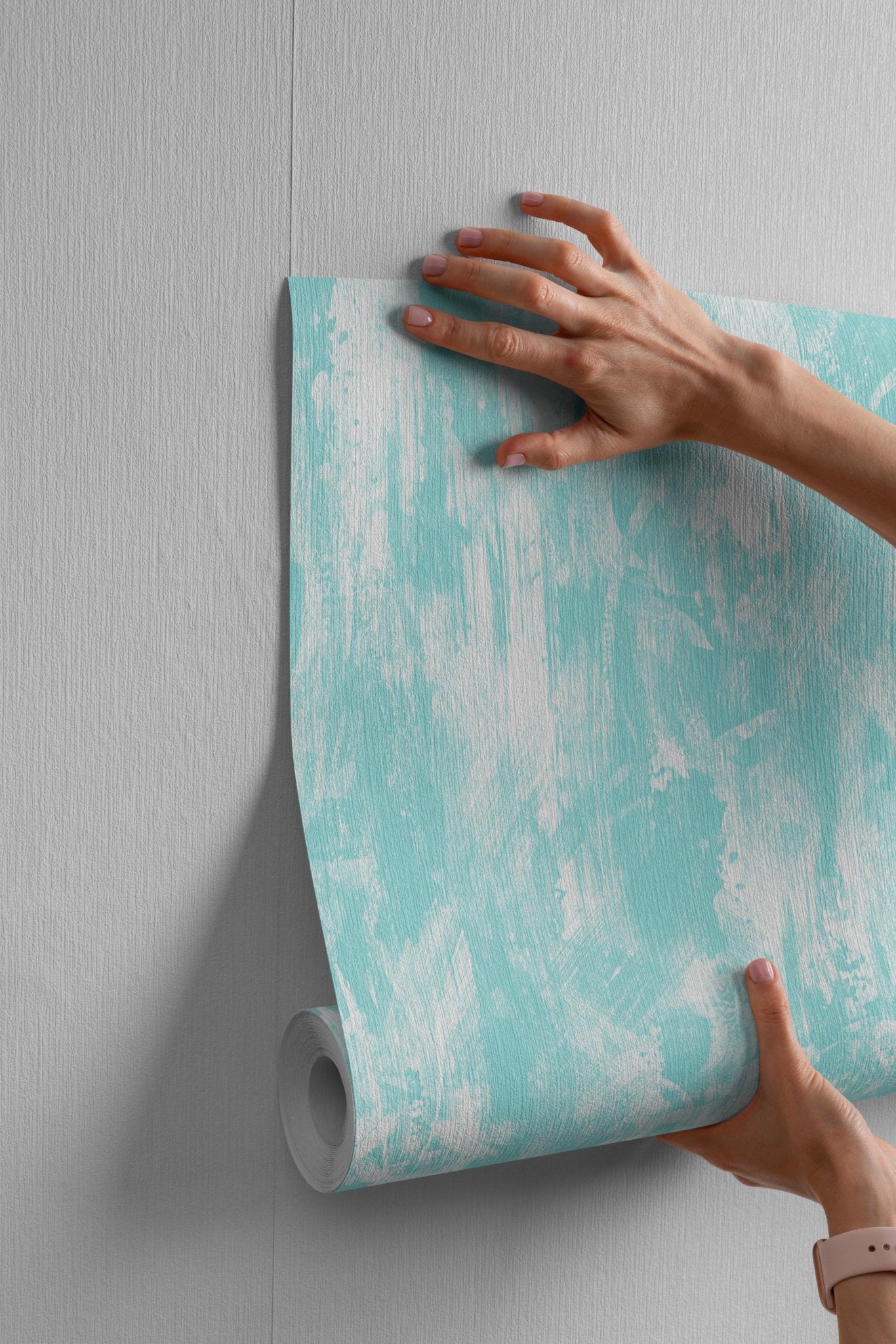 Painted Blue Wall - Tomono